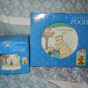 NEW Royal Baby 2013 Classic Winnie Pooh Plate Cup
